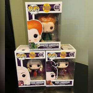 FUNKO POP! HOCUS POCUS SET OF 3 SANDERSON SISTERS SPIRIT EXCLUSIVE #433 434 435